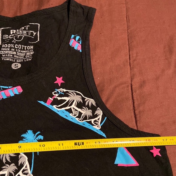 Tank with Neon Print by Riot Society Brand.  EUC! - Picture 12 of 16